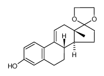 17,17-ethylenedioxyestra-1,3,5(10),9(11)tetraen-3-ol Structure