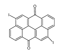 2,9-diiodoanthanthrone Structure