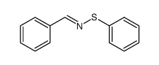 benzaldehyde (E)-N-benzenesulfenylimine Structure