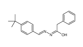 N-[(E)-(4-tert-butylphenyl)methylideneamino]-2-phenylacetamide结构式
