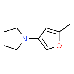 Pyrrolidine, 1-(5-methyl-3-furanyl)- (9CI) Structure