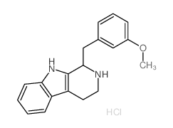1-(3-Methoxybenzyl)-2,3,4,9-tetrahydro-1H-beta-carboline结构式
