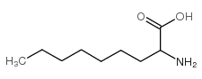Nonanoic acid, 2-amino- Structure