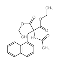 Propanedioicacid, 2-(acetylamino)-2-(1-naphthalenylmethyl)-, 1,3-diethyl ester picture