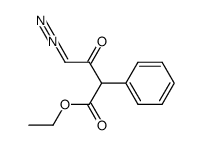 Ethyl-2-phenyl-4-diazoacetoacetat Structure