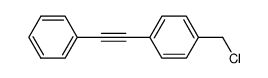 4-(phenylethynyl)-benzyl chloride结构式