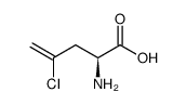 2-amino-4-chloro-4-pentenoic acid Structure