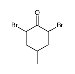 2,6-dibromo-4-methylcyclohexan-1-one Structure