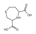 perhydro-1,4-thiazepine-3,5-dicarboxylic acid结构式