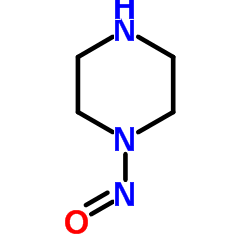 1-Nitrosopiperazine结构式