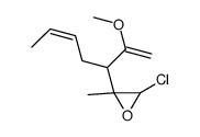 3-chloro-2-(2-methoxyhepta-1,5-dien-3-yl)-2-methyloxirane Structure