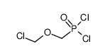 (chloromethoxy-methyl)-phosphonic acid dichloride Structure