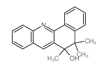 5,5,6-trimethylbenzo[c]acridin-6-ol结构式
