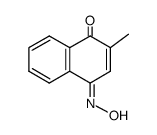 2-methyl-1,4-naphthoquinone 4-oxime Structure