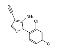 5-AMINO-1-(2,4-DICHLOROPHENYL)-1H-PYRAZOLE-4-CARBONITRILE structure