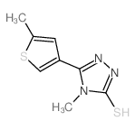 4-METHYL-5-(5-METHYLTHIEN-3-YL)-4H-1,2,4-TRIAZOLE-3-THIOL picture