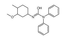 3-(3-methoxy-4-methylcyclohexyl)-1,1-diphenylurea Structure