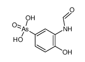 (3-formylamino-4-hydroxy-phenyl)-arsonic acid结构式