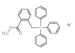 Phosphonium,[[2-(methoxycarbonyl)phenyl]methyl]triphenyl-, bromide (1:1)结构式