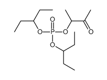 3-oxobutan-2-yl dipentan-3-yl phosphate结构式