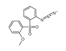 1-azido-2-(2-methoxyphenyl)sulfonylbenzene结构式