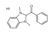 (1,3-dimethyl-1,2-dihydrobenzimidazol-1-ium-2-yl)-phenylmethanone,iodide Structure