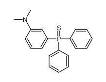 3-diphenylphosphinothioyl-N,N-dimethylaniline Structure