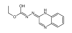 ethyl N-(quinoxalin-2-ylamino)carbamate结构式