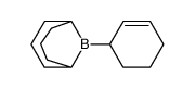 9-cyclohex-2-enyl-9-borabicyclo[3.3.1]nonane结构式
