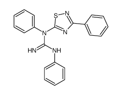 1,2-diphenyl-1-(3-phenyl-1,2,4-thiadiazol-5-yl)guanidine Structure