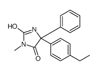 5-(4-ethylphenyl)-3-methyl-5-phenylimidazolidine-2,4-dione结构式