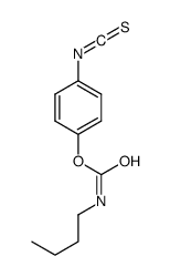 (4-isothiocyanatophenyl) N-butylcarbamate Structure