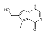 (9CI)-6-(羟基甲基)-5-甲基-吡咯并[2,1-f][1,2,4]噻嗪-4(1H)-酮结构式