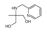 2-methyl-2-(pyridin-2-ylmethylamino)propane-1,3-diol结构式