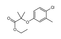 ethyl 2-(4-chloro-3-methylphenoxy)-2-methylpropanoate Structure