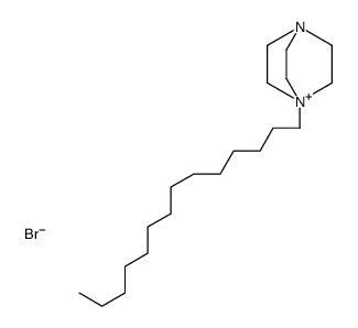 4-tetradecyl-1-aza-4-azoniabicyclo[2.2.2]octane,bromide Structure