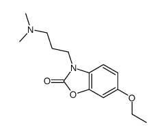 3-[3-(dimethylamino)propyl]-6-ethoxy-1,3-benzoxazol-2-one Structure