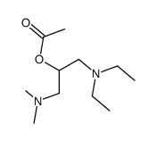 Acetic acid 2-diethylamino-1-dimethylaminomethyl-ethyl ester结构式