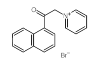 1-naphthalen-1-yl-2-pyridin-1-yl-ethanone结构式