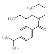 Benzamide,N,N-dibutyl-4-(1-methylethyl)-结构式