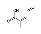 2-methyl-4-oxobut-2-enoic acid结构式