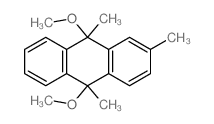 9,10-dimethoxy-2,9,10-trimethyl-anthracene Structure