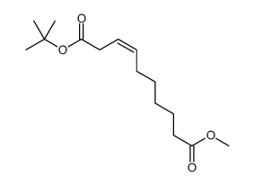 1-O-tert-butyl 10-O-methyl dec-3-enedioate Structure