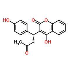 (R)-4'-Hydroxy Warfarin结构式