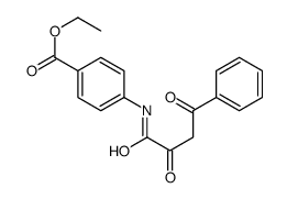 ethyl 4-[(2,4-dioxo-4-phenylbutanoyl)amino]benzoate Structure