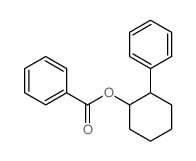 (2-phenylcyclohexyl) benzoate Structure
