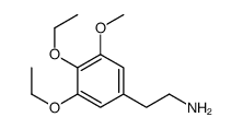 2-(3,4-diethoxy-5-methoxyphenyl)ethanamine Structure