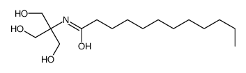 N-[2-Hydroxy-1,1-bis(hydroxymethyl)ethyl]dodecanamide结构式