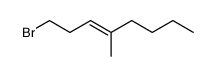 1-bromo-4-methyl-3-octene结构式