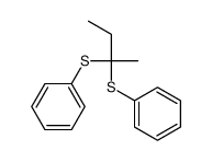 2-phenylsulfanylbutan-2-ylsulfanylbenzene结构式